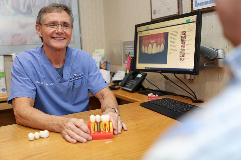 dr darby discussing guided implant surgery